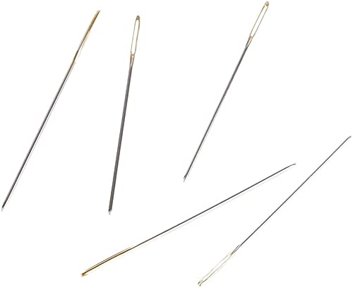 60 Pieces/Piece Embroidery Fabric Cross-Stitch Needle, Large Eye Tail Size 24 24 26