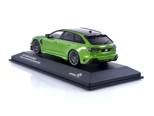 Audi Rs6-R verde escala 1:43 Motor city classics miniatura 7