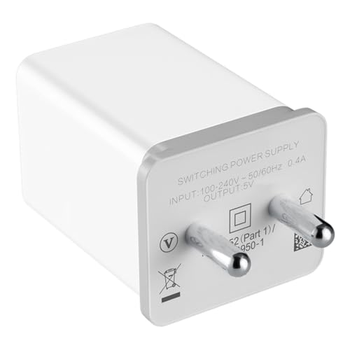 Image of Charger for Realme 2 Pro Charger Original Adapter Like Wall Charger | Mobile Fast Charger | Android USB Charger with 1 Meter Micro USB Charging Data Cable (3 Amp, OC15, White)