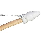  Deitert Querstab mit Endkugeln Weiß 80cm