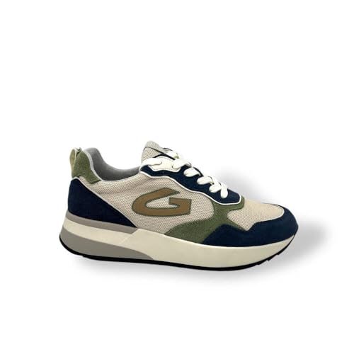 Guardiani Hommes Chaussures AGM450602 Wen Sneakers cuir à lacets mode décontractée chic