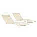 Christopher Knight Home 216424_New Lakeport Outdoor Chaise Lounge Cushion (Set of 2), Beige