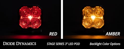 Diode Dynamics SS3 SAE Fog White Pro LED Pod par miniatura 6
