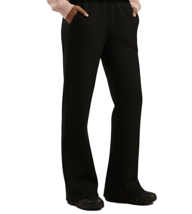 dockstreet Womens Open Bottom Wide Legged Sweatpants .VS02d1125C-OPEN-BOTTOM-BLACK-WomenOPEN Bottoms-28-picture-53