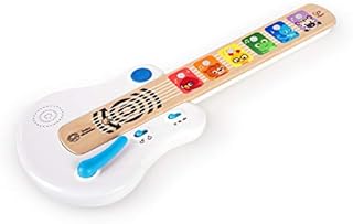 Baby Einstein Strum Along Songs Magic Touch Wooden Musical Light Up Toy Guitar with Whammy Bar, Age 6 Months+