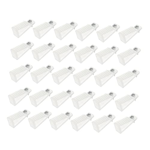 ULTECHNOVO 90 Stück Haken zum Aufhängen Schnur Schrauben für Weihnachtsdekorationen und Außenbeleuchtung, leichte Haken für Innen- und Außenbereich, einfach zu installieren, langlebiges Material