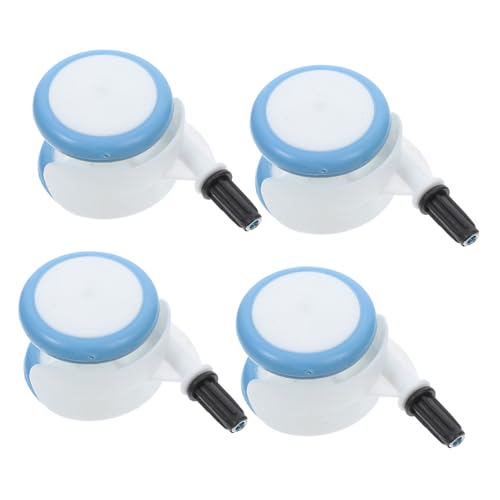 SOLUSTRE 4pcs Roller Walker Wheels Replacement Rubber Casters for Smooth Movement and Playpens for All Floor