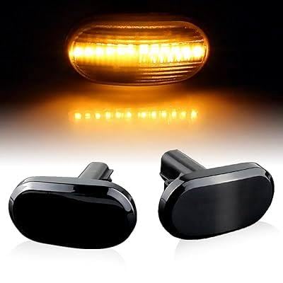 For Jimny 5 Door Original Turn Signal Lamp Assembly Sequential Light Side Marker Indicator Sequential Turn Signal (Dynamic Smoked) Direct Fit No Wire Cut-image-38