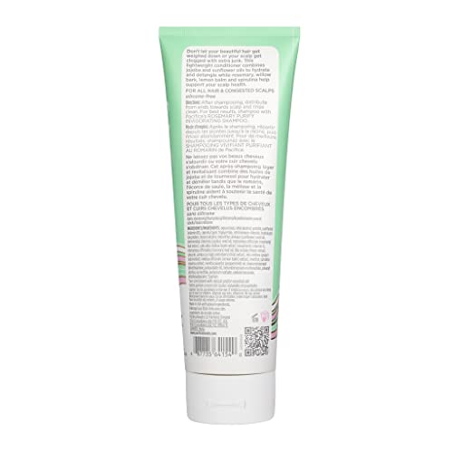Pacifica Beauty, Rosemary Purify Invigorating Conditioner, Soothing Mint, Hydrate And Nourish Scalp, Lightweight, Detangle, Sulfate Free, Silicone Free, Vegan & Cruelty Free #TOP3