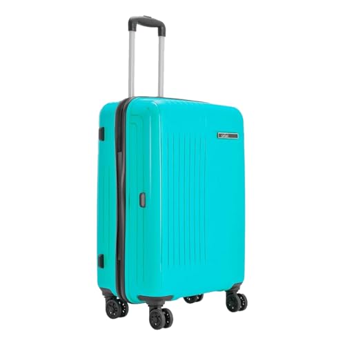 Image of Safari Polypropylene (Pp) Lancer Spinner 8 Wheel Hard-Sided Polypropylene 5 Years Warranty Luggage Set Of 2 Trolley Bags (55 & 66 Cm) (2Pc Set (55 + 66 Cm), Skuba Blue), Small, Medium, H-460 Cm