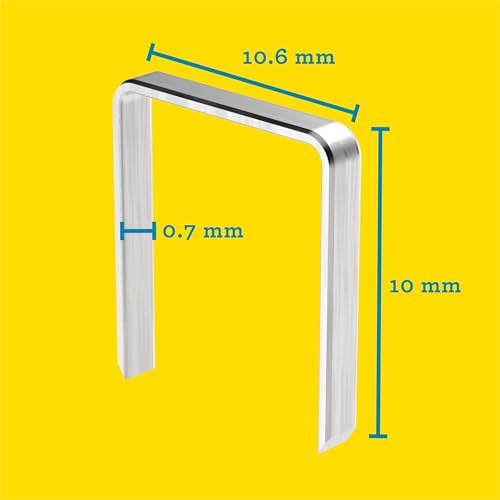 Rapid High Performance Staples, No.13, Leg Length 4 mm, 11825700 - 5000 Pieces,