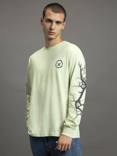Image of Bewakoof Men's Cartoon Oversized Fit T-Shirt