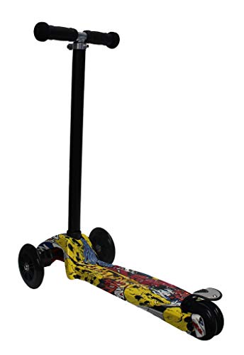 Patinete Infantil Masculino Feminino Rosa Preto Cinza Regulável Original Zoop Toys Scooter Resistent