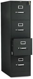 HON 510 Series 25" Deep Full-Suspension File FILE,4DRW,LTR,VERT,LK,BK 26520 (Pack of2)