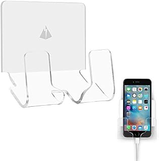 TXesign Adhesive Wall Phone Holder Mount for Smartphones iPhone External Battery Wall Holder
