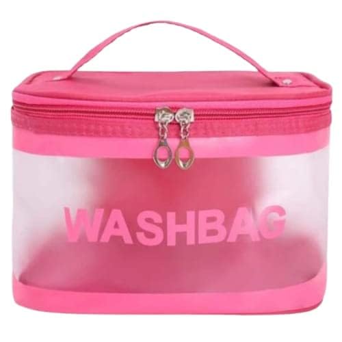 Leather Hanging Travel Toiletry Bag, Clear Cosmetic Wash Bag, Cosmetic Makeup Bag Zipper Cosmetic Pouch Household Grooming Kit Toiletry Wash Storage Bag for Women-image-8