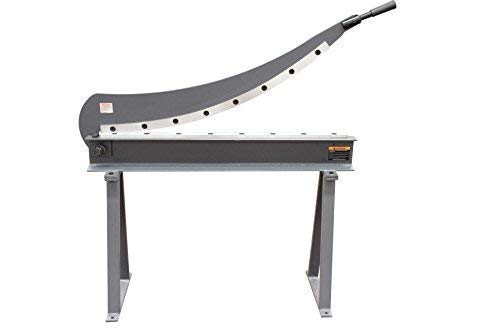 KAKA Industrial HS-40 Manual Guillotine Shear, 40-Inch,16 Gauge Sheet Metal Fabrication Plate Cutting Cutter With Stand