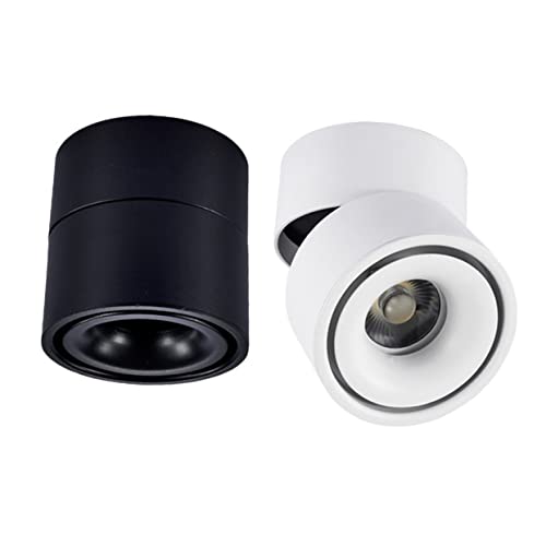 Yardenfun 220V Foco LED Ajustable con Blanca y Diseño Aluminio para Techo y Pared para Iluminación de Salones Cocinas y Comerciales