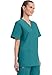 Cherokee Originals Unisex V-Neck Scrubs Shirt, Teal Blue, Medium