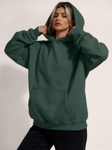 Image of Trendy Queen Women Oversized Hoodies Fall Outfits | Gentle Skin Feel, Aesthetic Drop Shoulder, Large Kangaroo Pocket, Seamless Daily Outfit Match