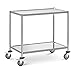 Royal Catering RC_SSTWH_02 carrello di servizio Acciaio inossidabile 2 bordo fino a 40 kg Carrello da cucina Acciaio inossidabile Carrello da cucina Carrello da portata Acciaio inossidabile