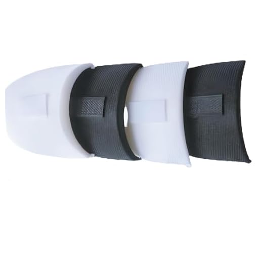 Hawfund - Almohadillas de hombro insertadas (grosor de 1,5 cm, relleno de esponja transpirable, accesorio de costura para blazers, trajes, camisetas y más), 1 par, 1 blanco y negro, Talla única