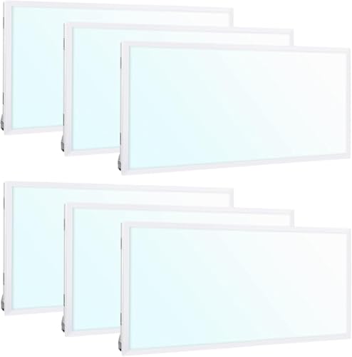 hykolity 2x4 LED Flat Panel Light,Dimmable,Selectable,Drop...