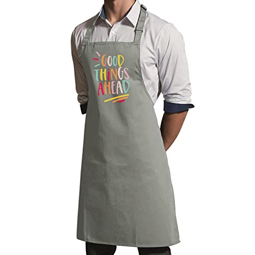 Tablier cuisine gris Fabulous message motivation cadeau bien-être