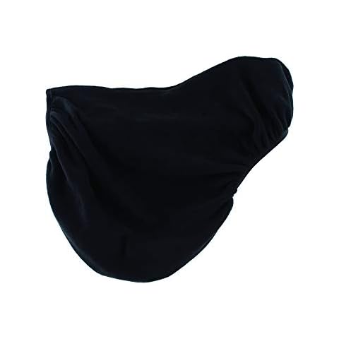 Cubierta de sillín de forro polar Rhinegold - Negro Cover