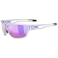 uvex sportstyle 806 - Sportbrille für Damen und Herren - starker Schutz vor Sonnenstrahlung - 100% UVA-, B, C Schutz - purple fade - one size