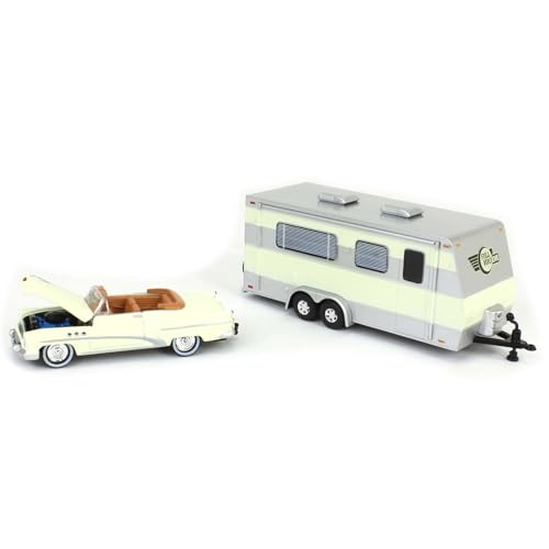 Johnny Lightning 1:64 1953 Buick Super con Remolque miniatura 4