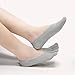 ZAKASA No Show Five Finger Toe Socks for Women - Invisible Liner Boat Low Cut Loafer Socks for Ladies Running