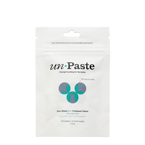 Unpaste Toothpaste Tablets Fluoride-Free Mint 125ct