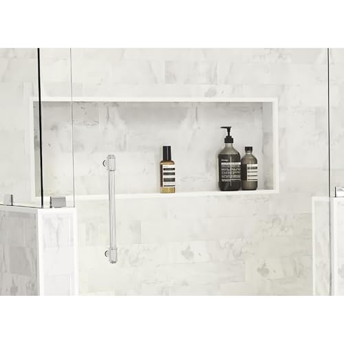 Schluter Kerdi Board Prefabricated Shower Niche with Adjustable Kerdi Board Shelf Ideal for any Bathroom Renovation-Waterproof, Vapor-Tight12-Inch Depth, 12-Inch Width, 28-Inch Height - KB12SN305711A1