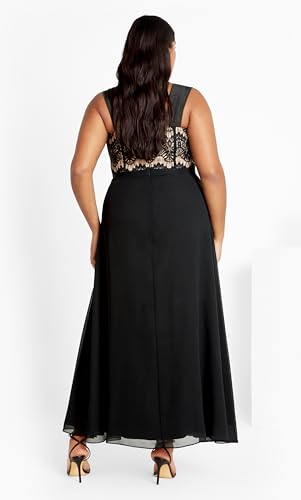 City Chic Women's Maxi Dress-Sweet Evie4