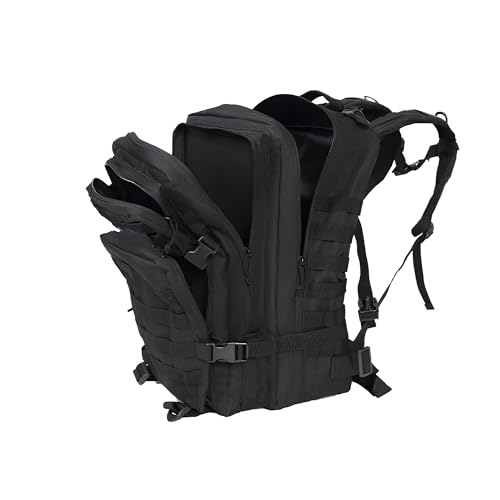 Lawaia Military Tactical Backpack 45L Army Backpack for Mens Ruck Sacks Adult Men Survival Bag Fishing Travel Suitable for Camping Hiking Outdoor Shoulder Daypack - Image 3