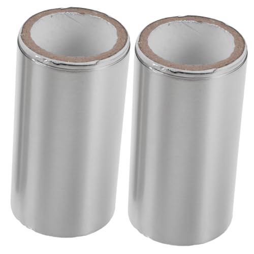 Gogogmee Feuilles D’aluminium Pour Retrait De Vernis à Ongles Gel 2 Rouleaux 3 Mètres Feuille Fine Protectrice Féminine Pour Ongles Coussinets En Coton Usage Professionnel Beauté