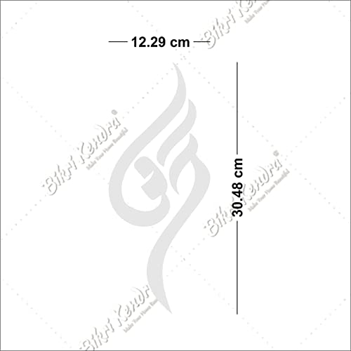 Image of Bikri Kendra - Shree Om - Wall Mirrors Stickers for Hall Living Room Bedroom Kids Room Home Office 3D Acrylic Wall Stickers (Golden)