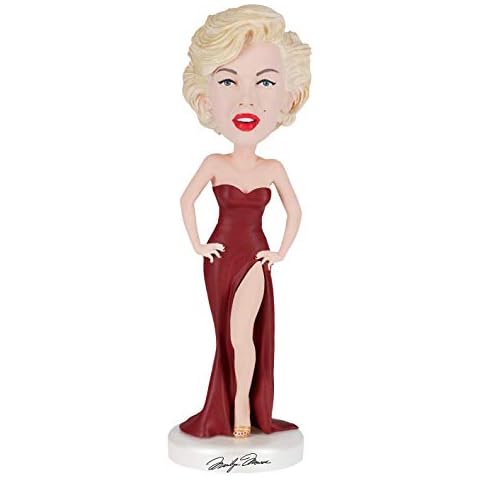 Royal Bobbles Marilyn Monroe Bobblehead, Premium Polyresin Lifelike Figure, Unique Serial Number, Exquisite Detail Cover