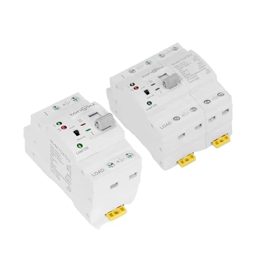 Inverseur ATS 2P 63A à commutation sans interruption pour rail DIN