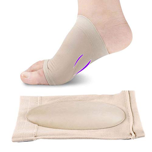 pedimendtm soportes de arco plantillas para pies planos, caído arcos fascitis Plantar calcetines | ortopédica alta arco silicona inserciones de gel | Zapatillas para dolor en el talón