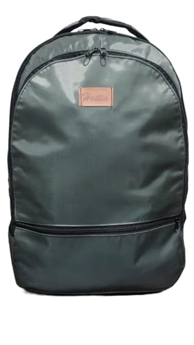 Mochila Escolar Universitária Hestia Nylon 70 Pastificado (Cinza)