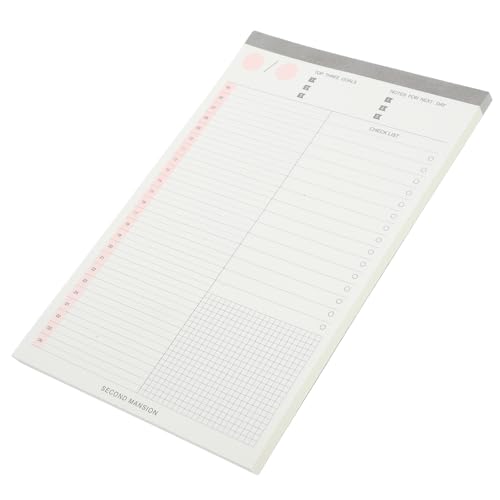 NUOLUX タスクプランナー 小型携帯メモ帳 軽量持ち運び便利 ページ切り離し可能プランニングノート 旅行 オフィス 教師向け管理メモパッド