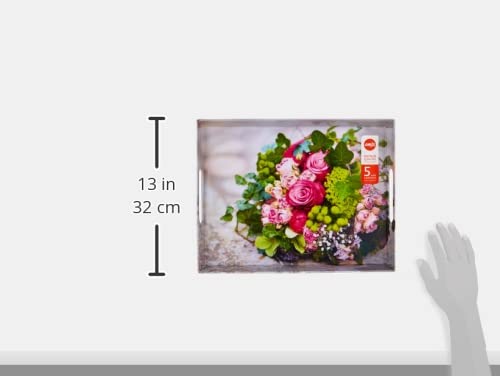 Emsa Classic Vassoio, Plastica, Flower Bouquet