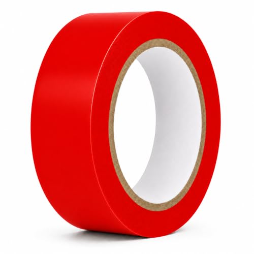 Image of GGR Supplies CVT-536 Red Vinyl Floor Marking Tape, 1.5 x 36 Yards