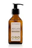 Profashion Argan Oil Hair Serum - Hair Care for Dry Damaged Hair - Smoothing Serum for Hair - Anti Frizz Serum - Renewing Argan Oil Hair Treatment with Hydrolyzed Keratin for Hair Conditioning, 2.4 oz