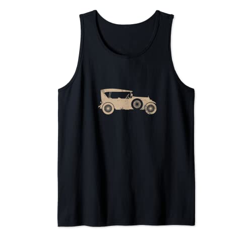 Diseño clásico de coche antiguo para un ventilador de coche antiguo Camiseta sin Mangas