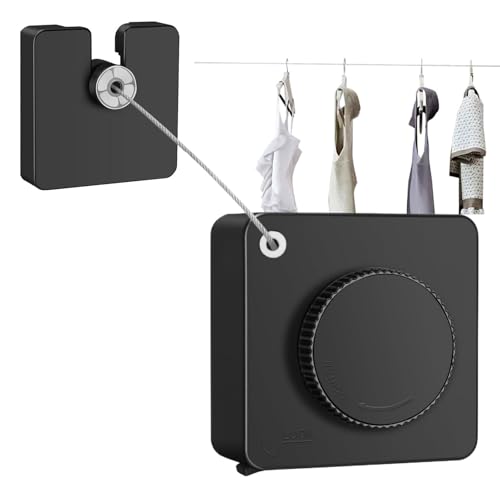 Étendoir rétractable compact pour salle de bain et petit jardin - 8