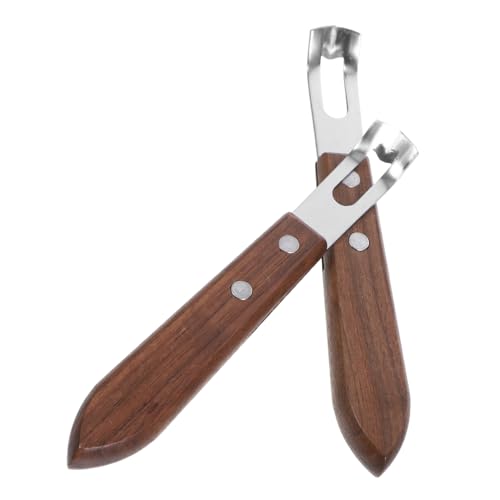Set 2 Ralladores de Queso Acero Inoxidable Mango Madera miniatura 1