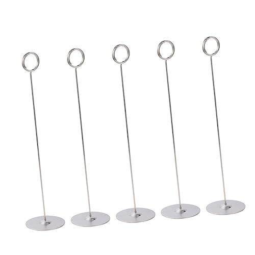 HOLIDYOYO Metal Table Number Holder Sign Stand Photo Holder Kpop Stand for Events Banquets Restaurants